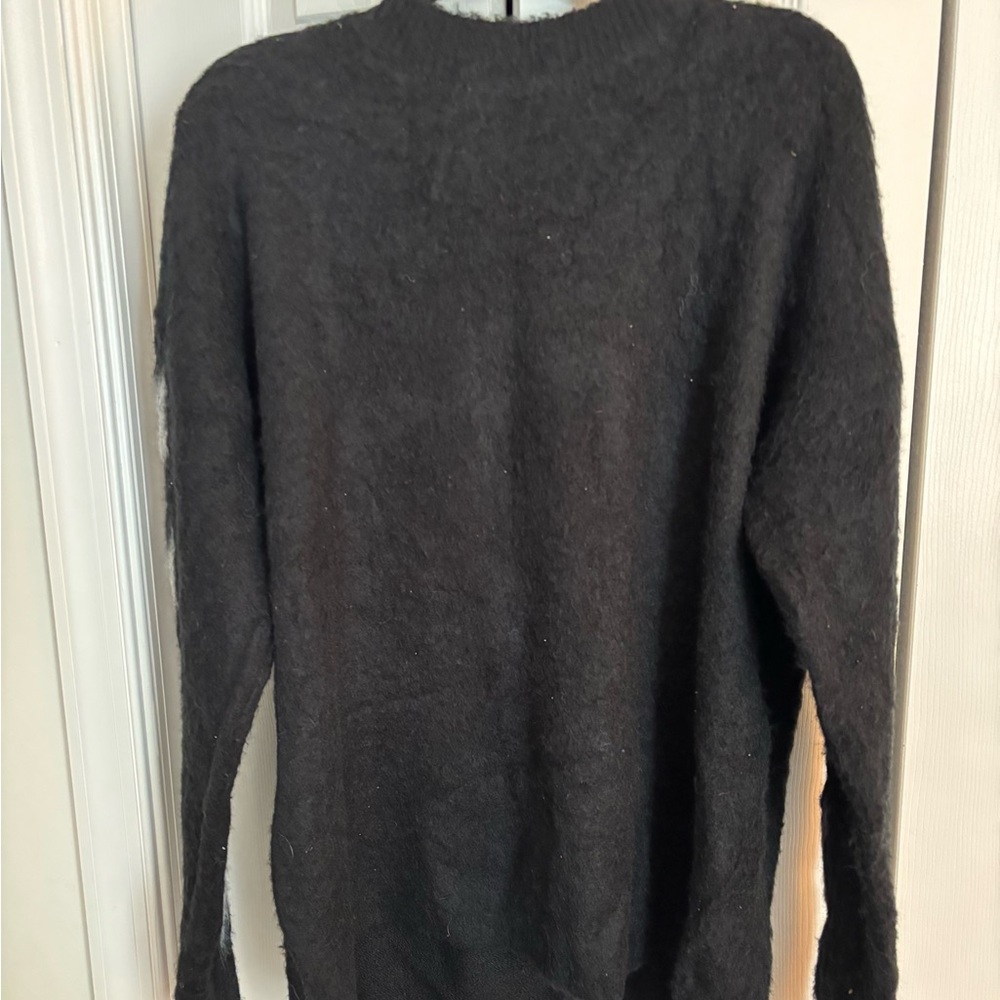 Off-White Black Cowl Neck Sweater